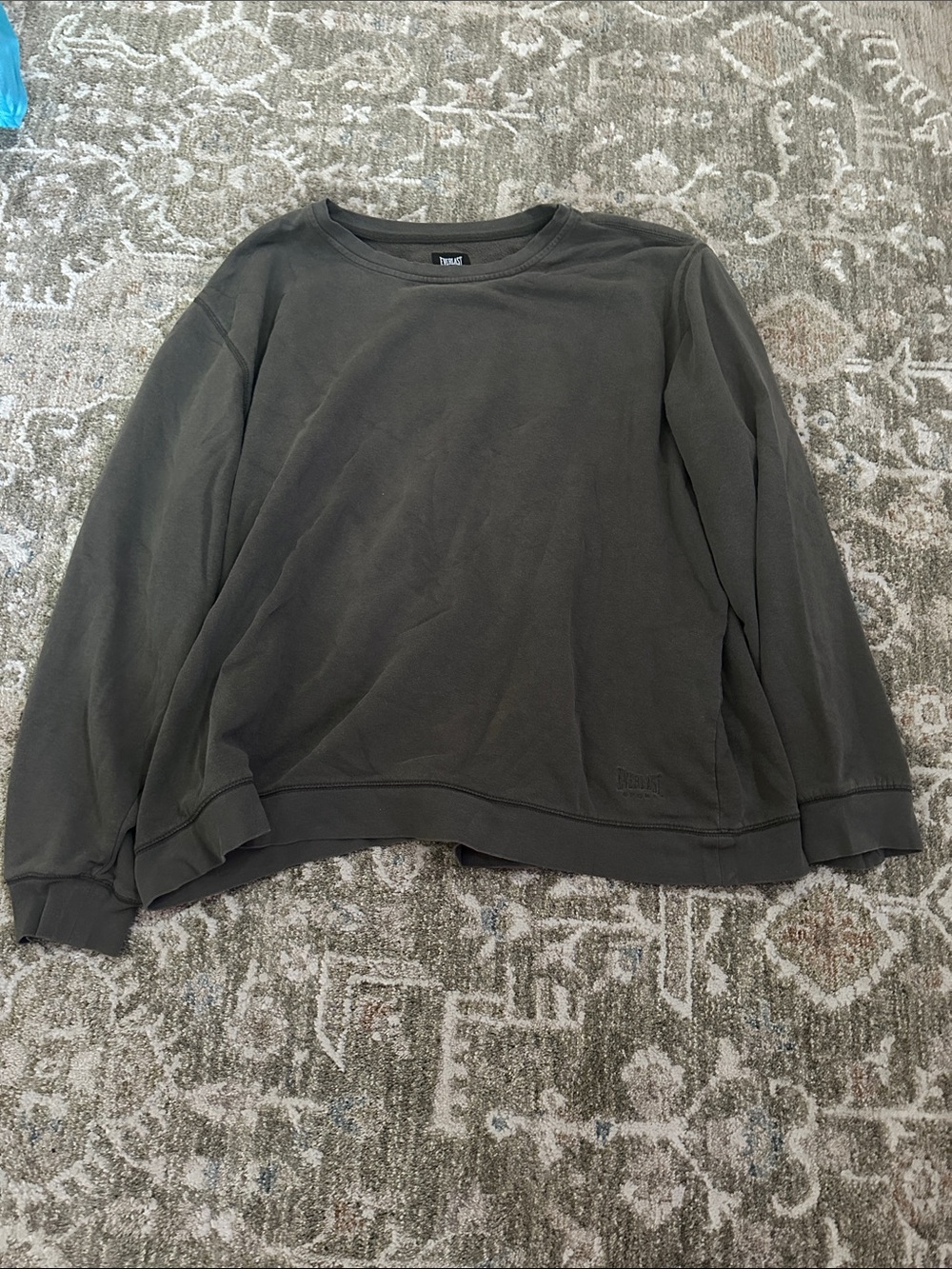 Everlast Men's Olive Crewneck Sweatshirt